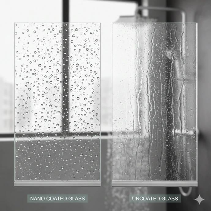 nano coating for glass railing